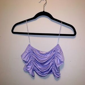 Lilac crop top
